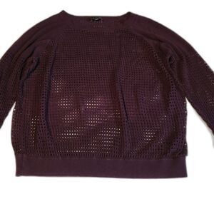 Express Women's Size Medium Purple Knit Sweater